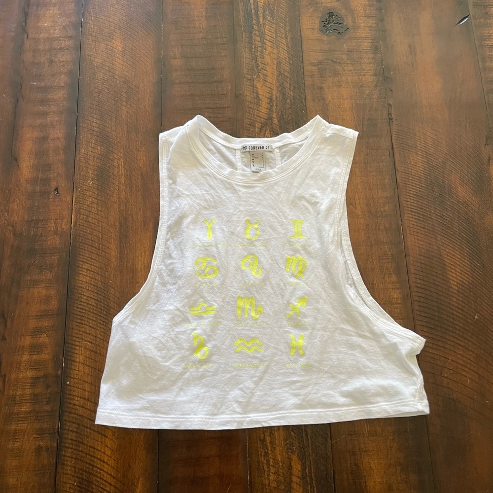 Zodiac Cropped Tank
